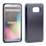 Wholesale Samsung Galaxy Note 5 Slim Hybrid Armor Case (Black)